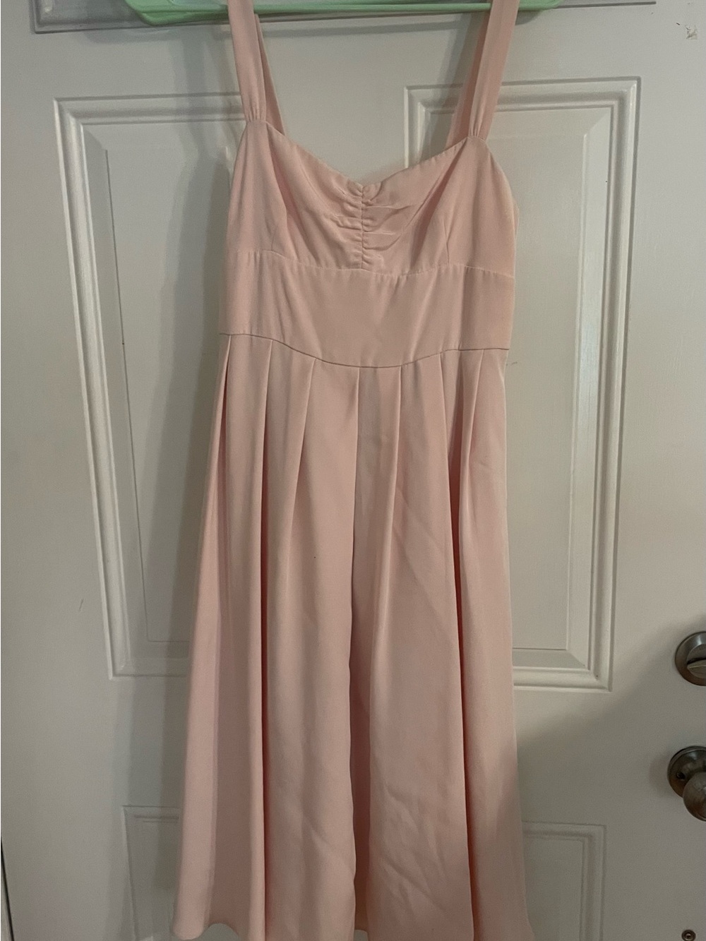 J. Crew Pale Pink 100% Silk Dress